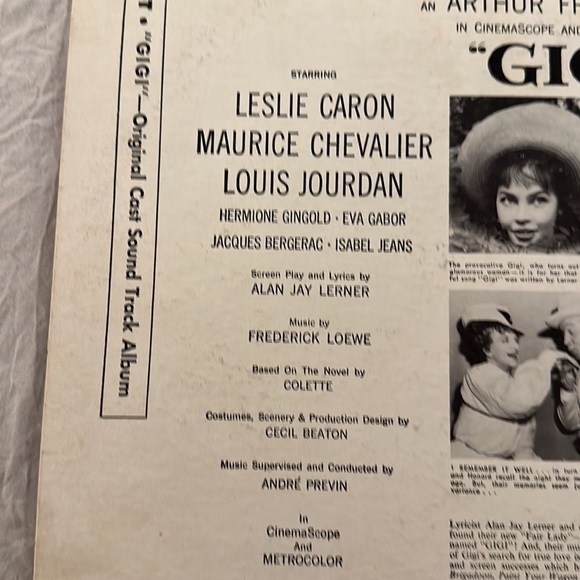 Gigi Musical Soundtrack Vinyl Record - Picture 6 of 12
